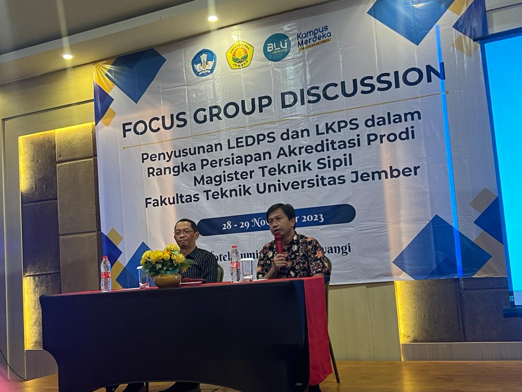 Focus Group Discussion (FGD) untuk penyusunan LEDPS dan LKPS Program Studi Magister Teknik Sipil