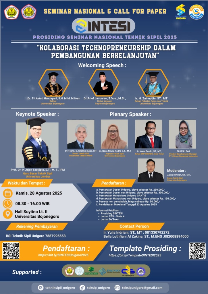 Seminar Nasional (SINTESI) & Call For Paper